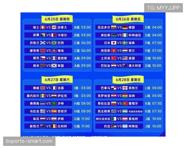 2026世界杯B组完整赛果：6场小组赛信息整理